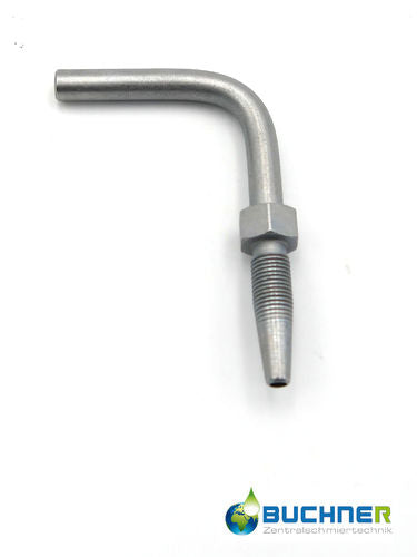Rohrstutzen 90° gebogen L1=59mm - L2=38mm