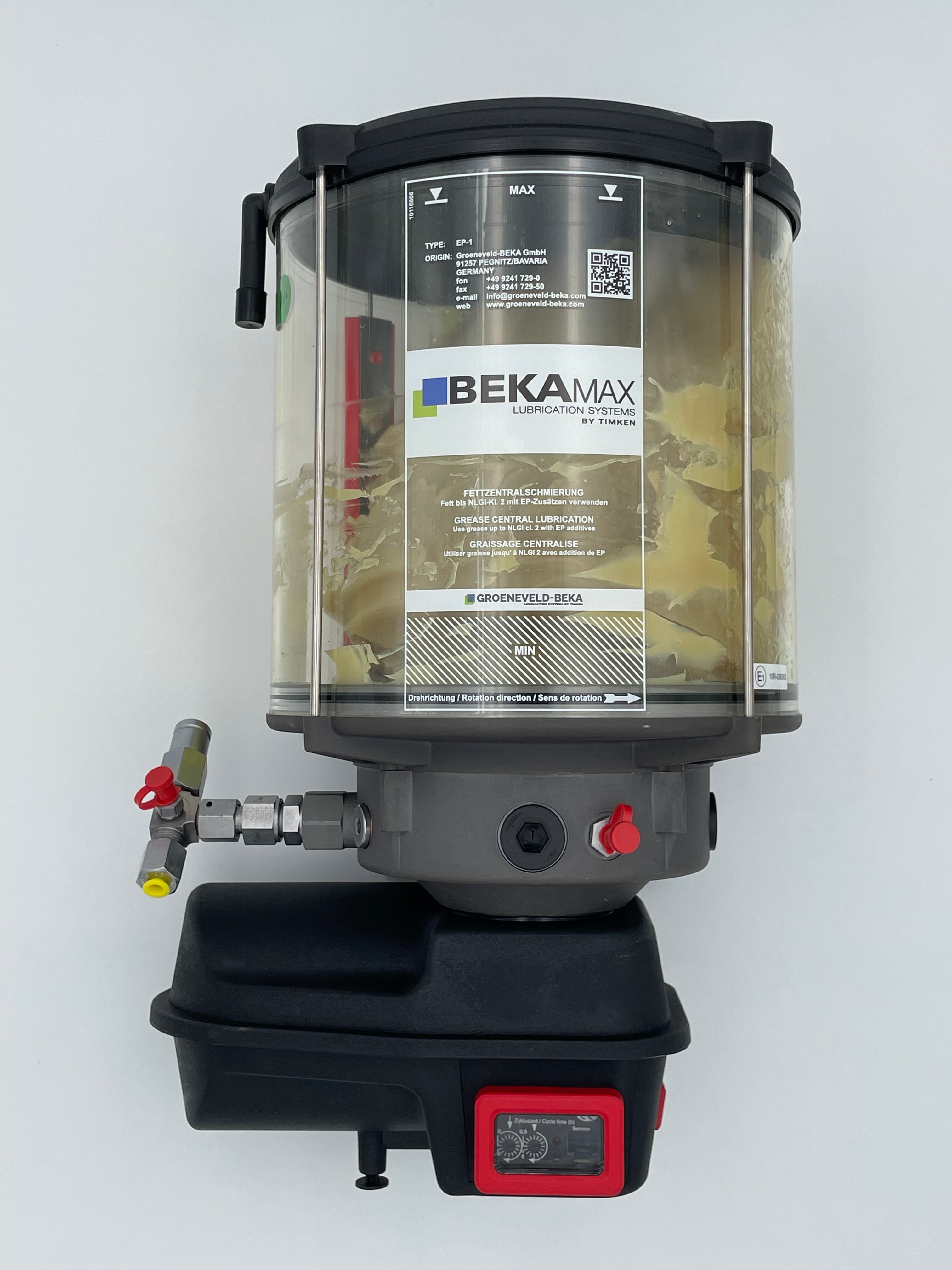 BEKA MAX Pumpe EP-1 24V 8kg, Steuerung Tronix1 1-16min / 0,5 - 8h