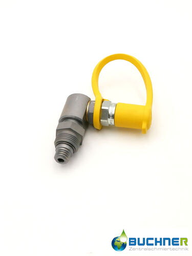 Befüllstecker 90 Grad mit Staubkappe für EP-1