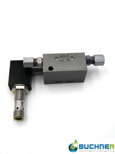 Endelement MX-F 75 mit Näherungsschalter M12x1